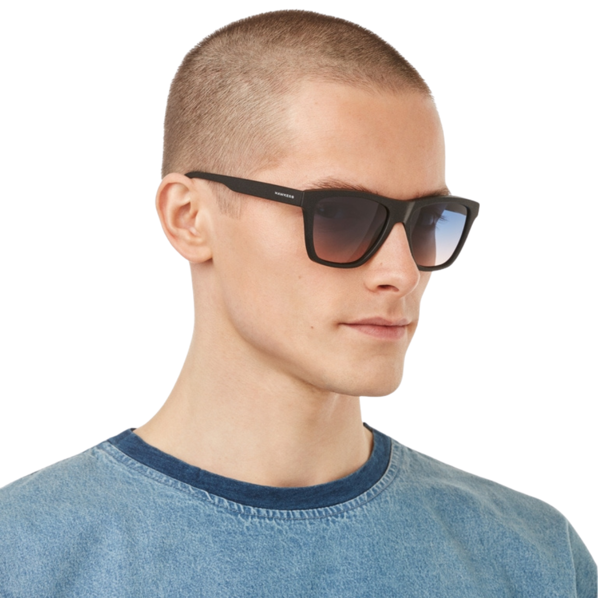 ONE LS RAW - BLACK BLUE TO PEACH