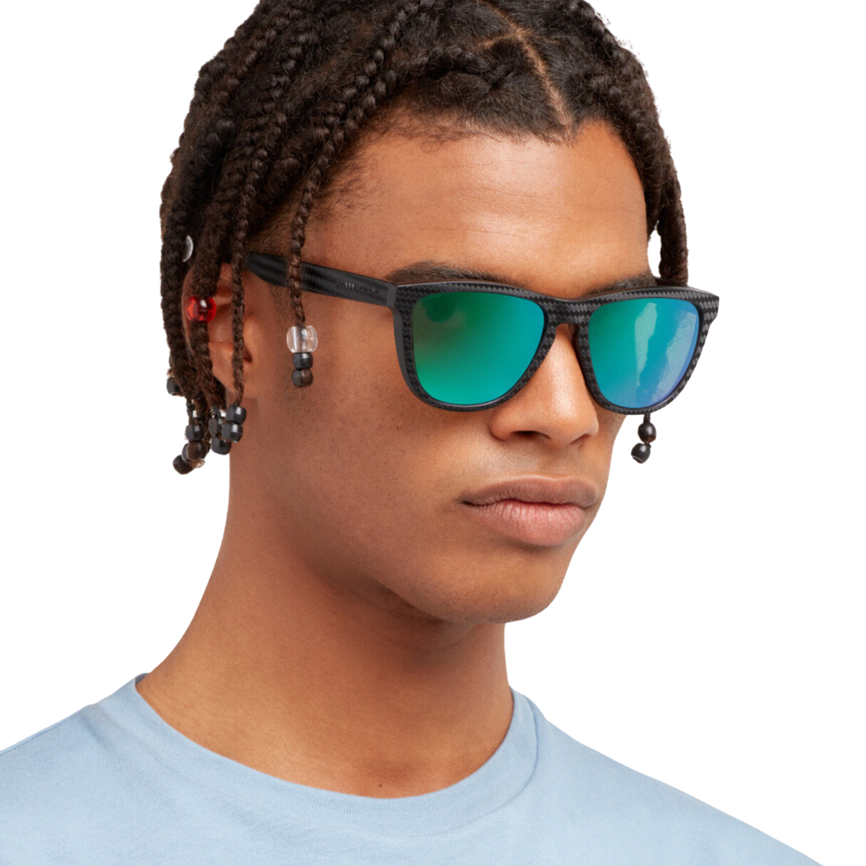 ONE RAW CARBON FIBER - EMERALD